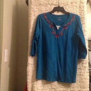 S (4-6) teal top